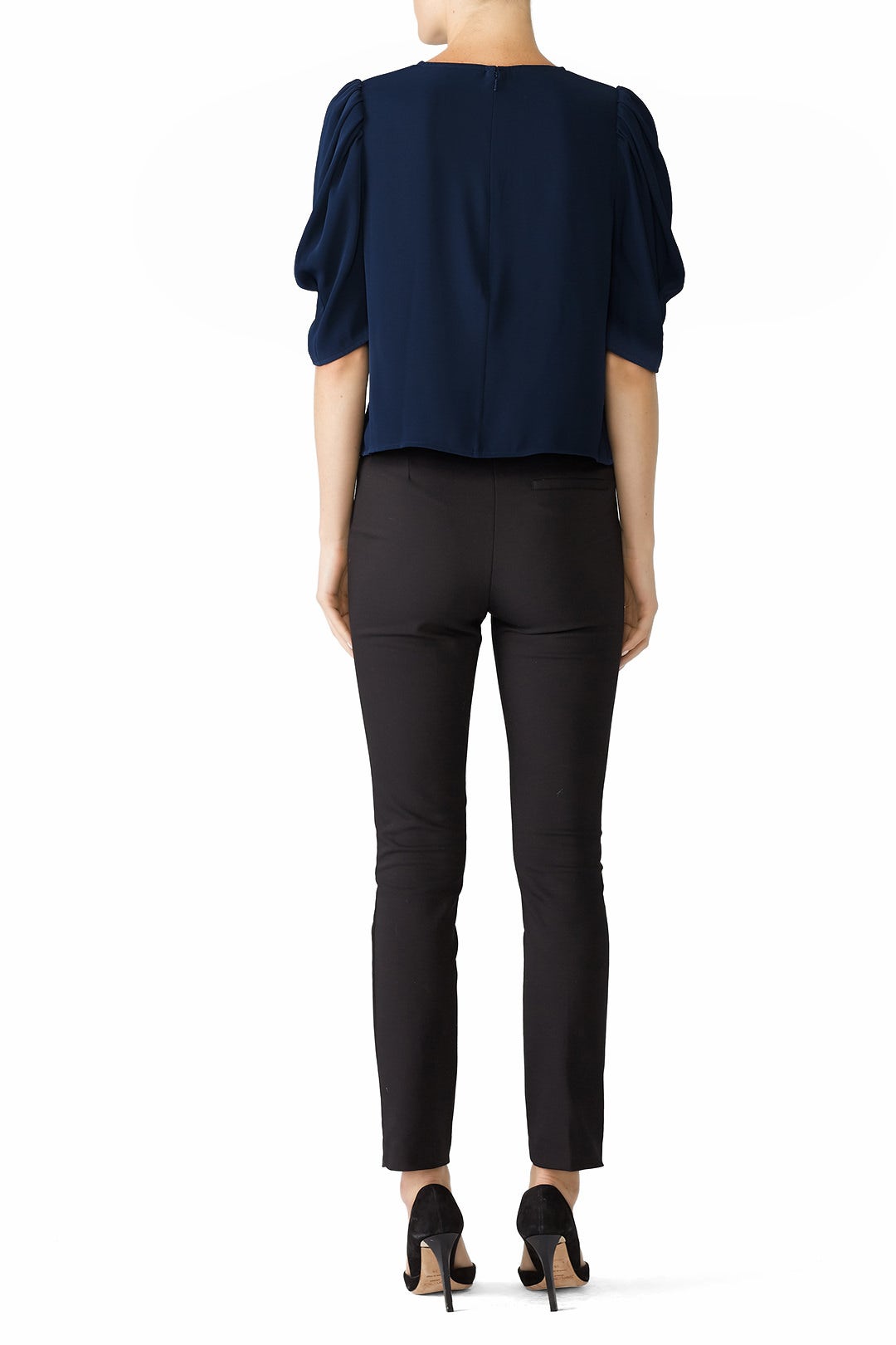 Midnight Puff Sleeve Top by Jay Godfrey 2