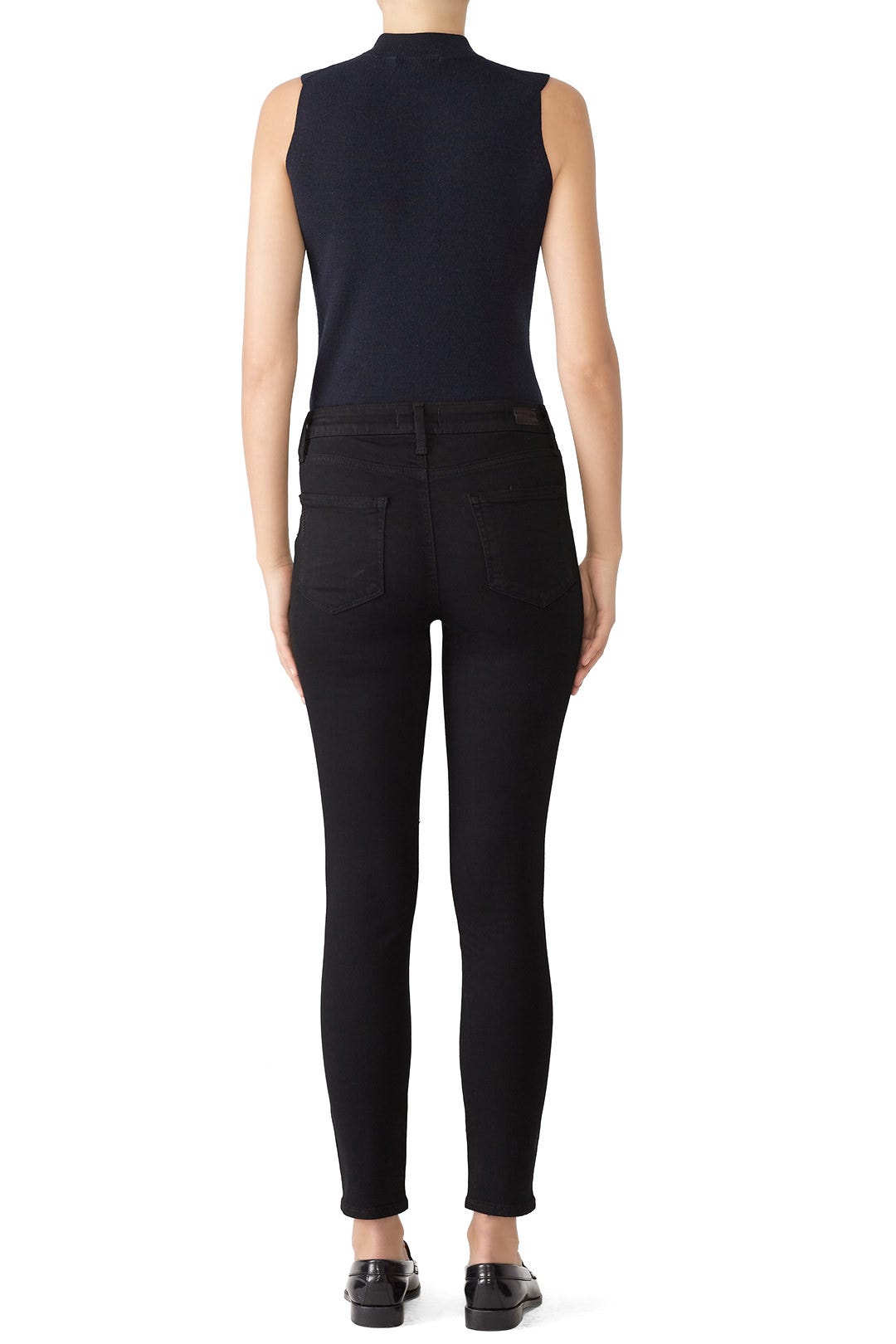 Black Hoxton Ankle Jeans by PAIGE 1