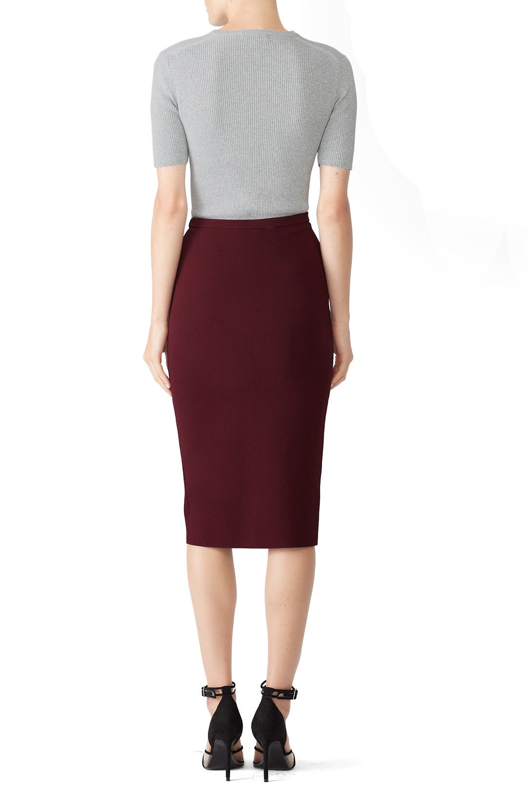 Cabernet Knit Pencil Skirt by Diane von Furstenberg 1
