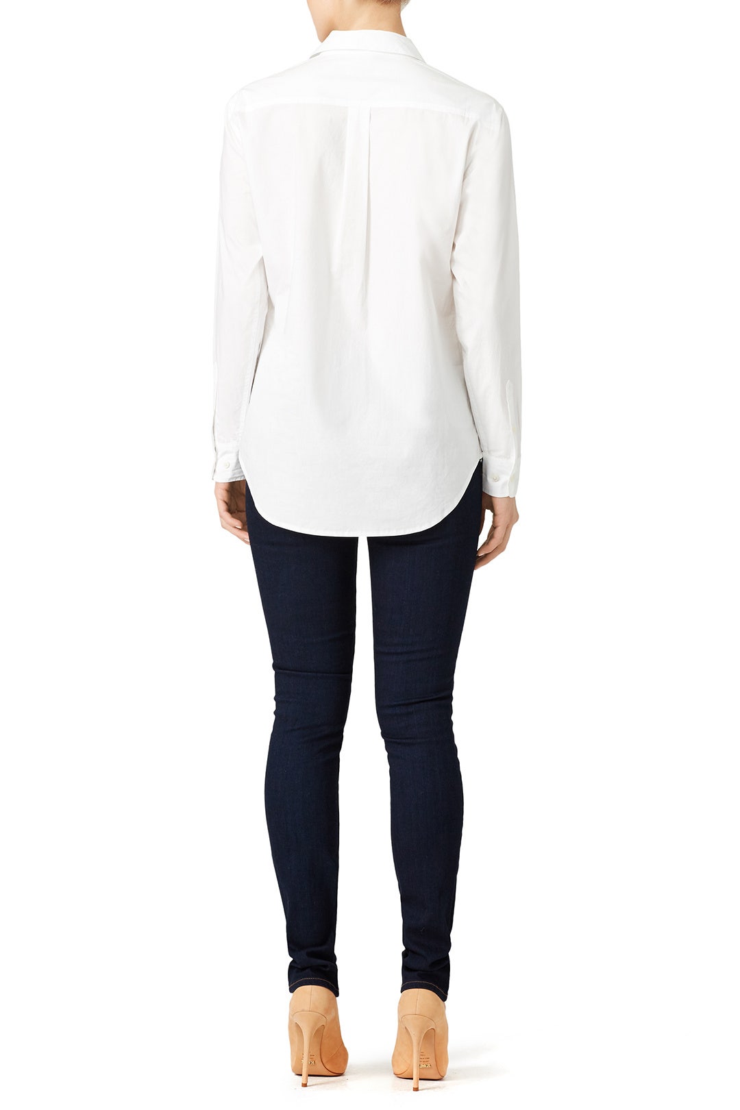 White Knox Top by Equipment 1