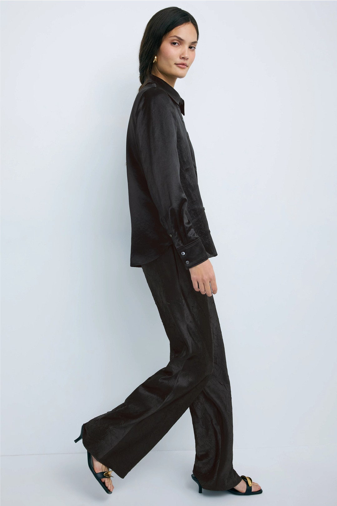 Satin Slim Button Up Shirt by 3.1 Phillip Lim 1