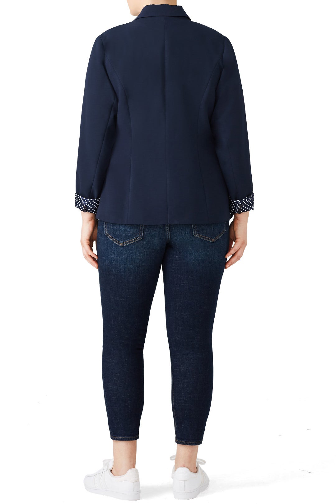 Spot Lining Blazer by City Chic 1