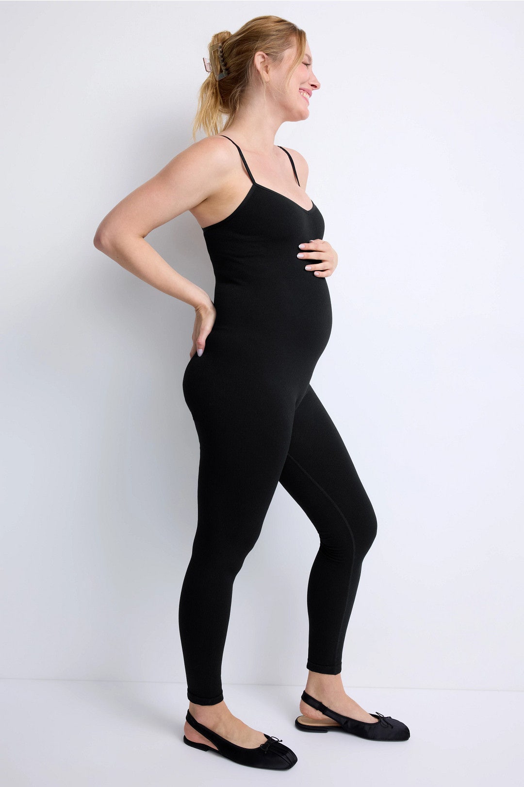 Maternity Body Rib Unitard by HATCH 1