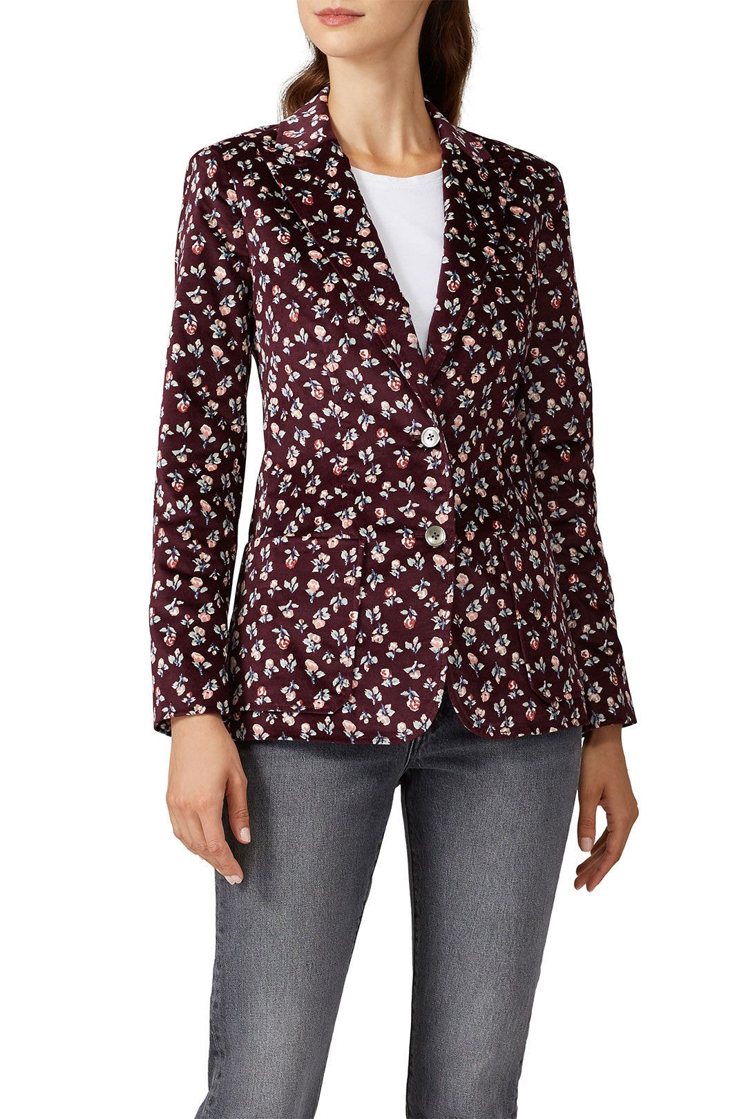 Cherise Velvet Blazer by La Vie Rebecca Taylor 1