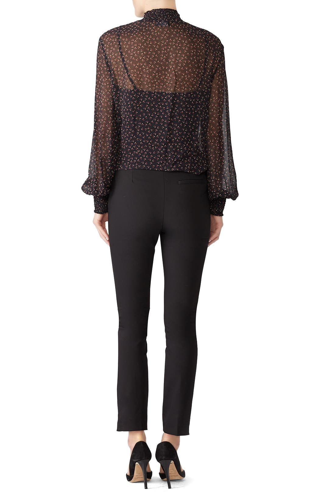 信頼も高い Rose Ditsy Sheer Blouse Runway the Rent | Nicholas by トップス