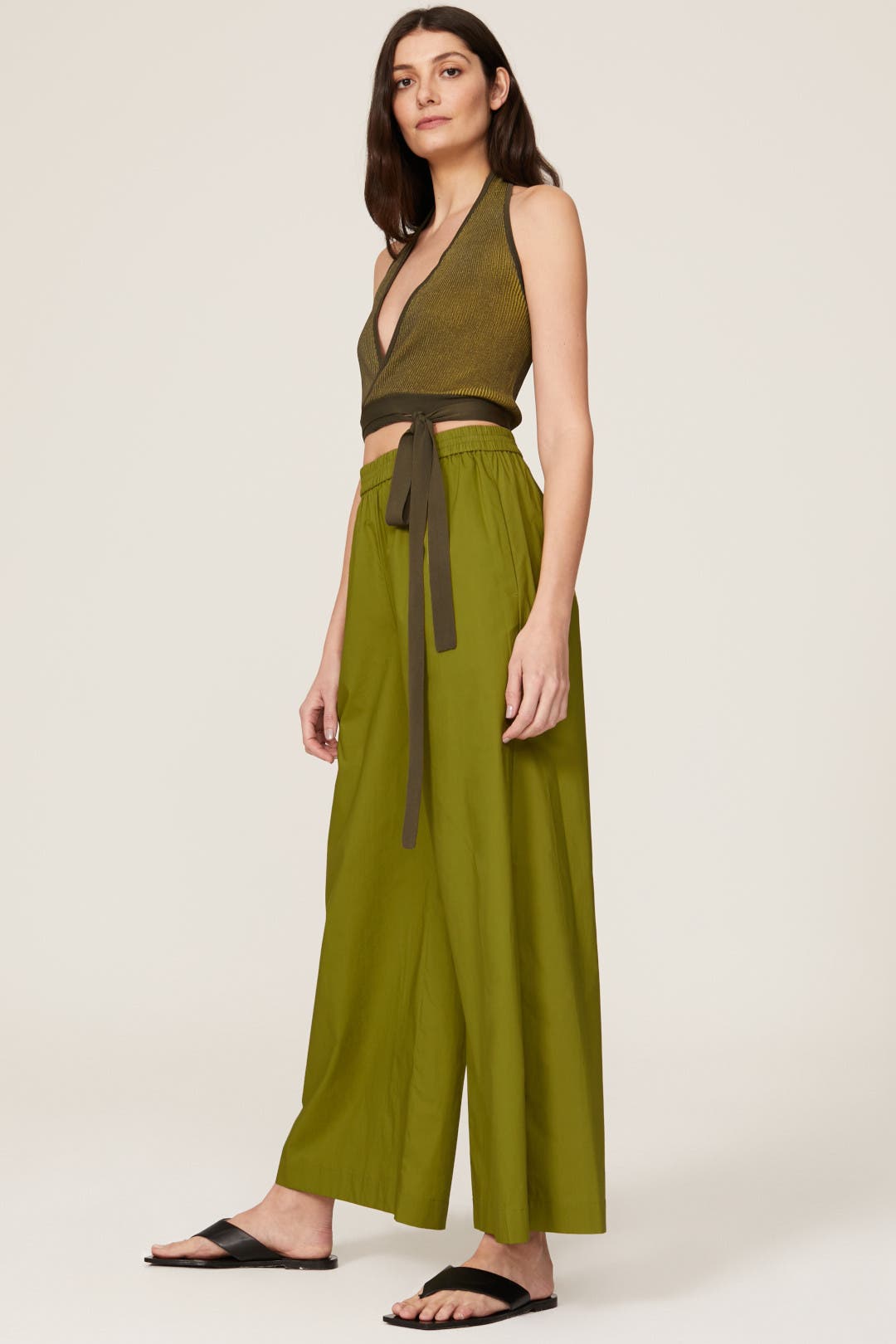 Green Palazzo Pants by Toccin | Rent the Runway