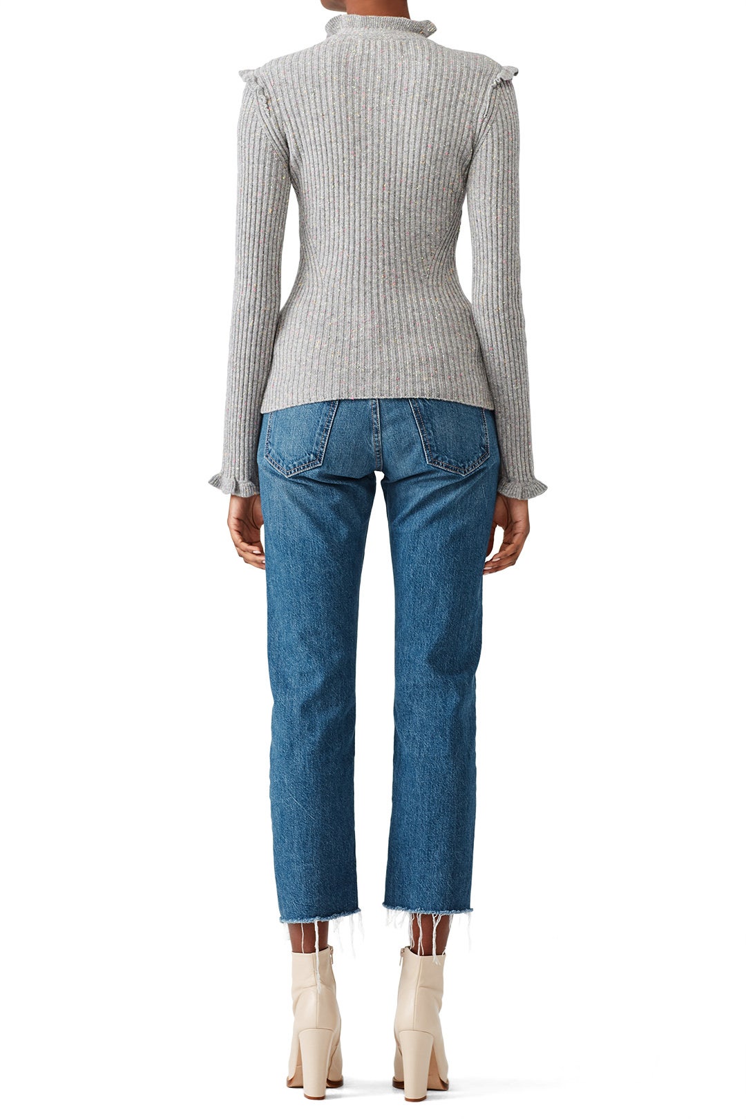 Grey Fitted Sweater by Derek Lam 10 Crosby 1