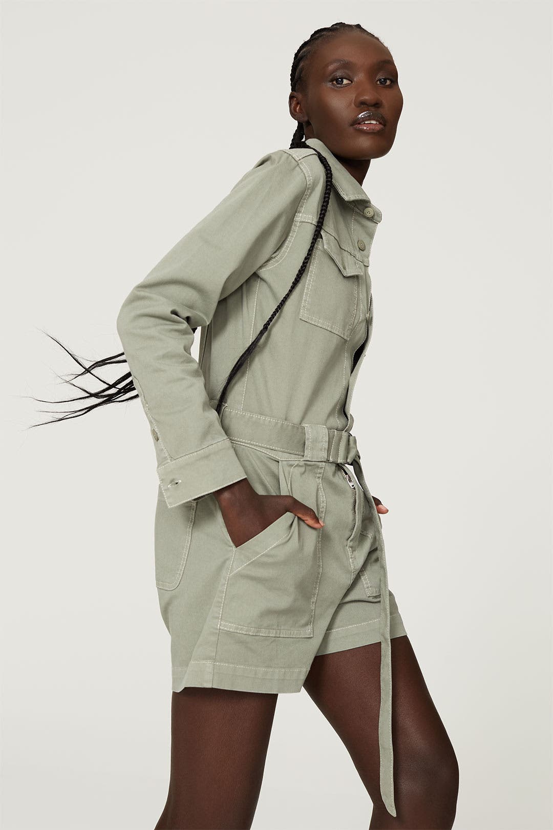 Darcy Cargo Romper by SIMKHAI | Rent the Runway