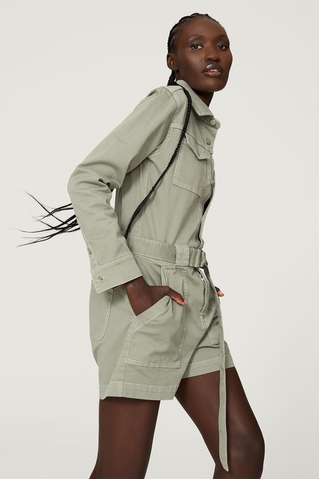 Darcy Cargo Romper by SIMKHAI 1