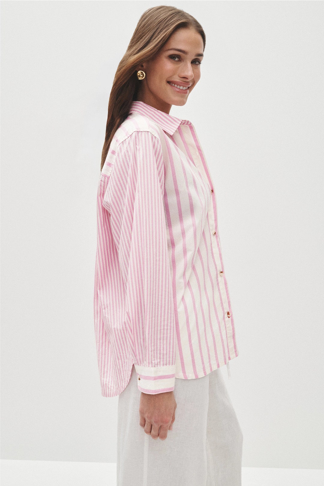 Jane Relaxed Shirt in Cali Poplin by Marine Layer 1