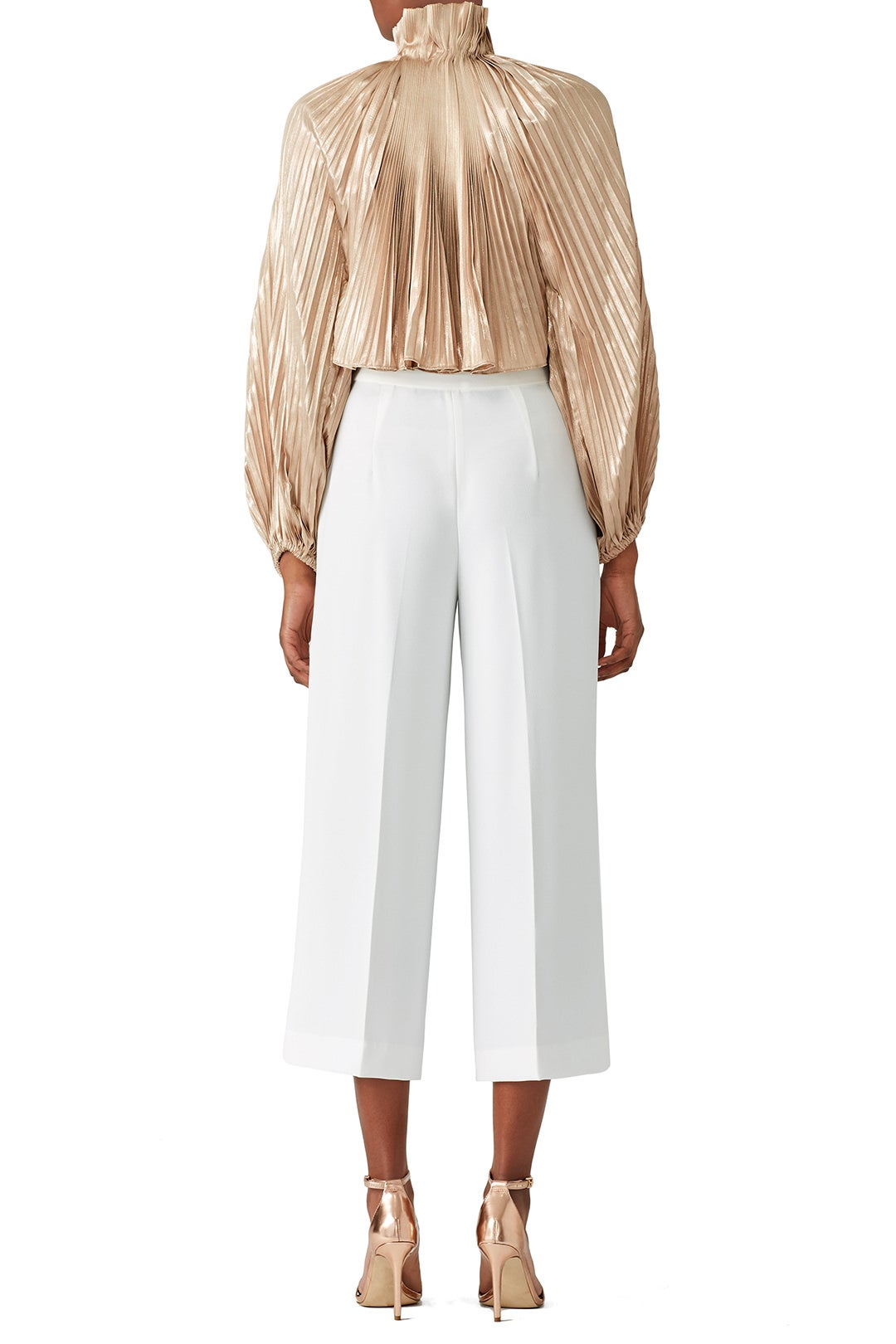 Foil Pleated Top by Opening Ceremony 2