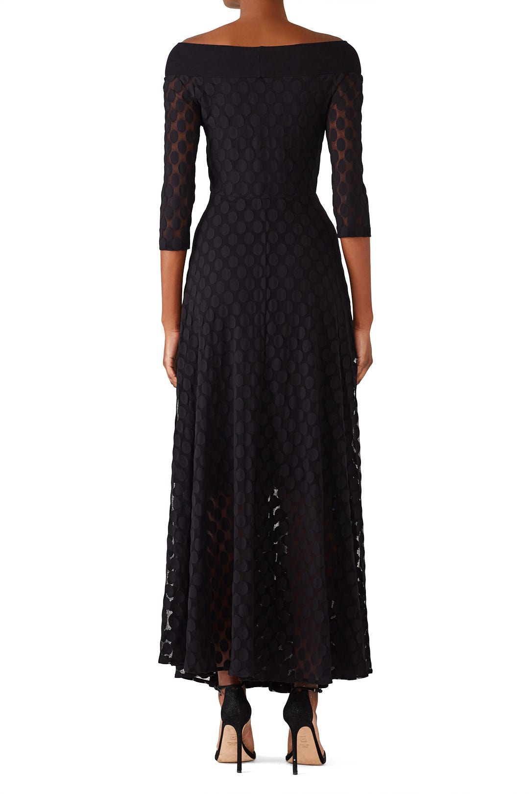 Black Dot Gown by Fuzzi 2