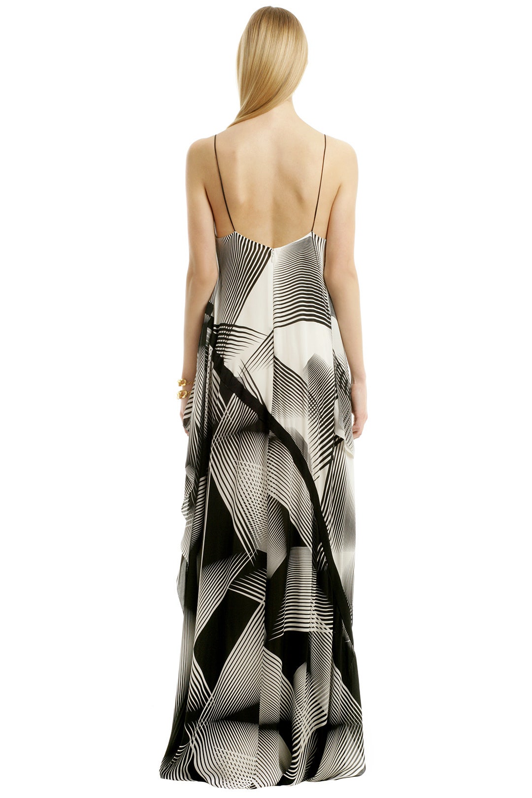 Mixed Up Maxi by HALSTON 2