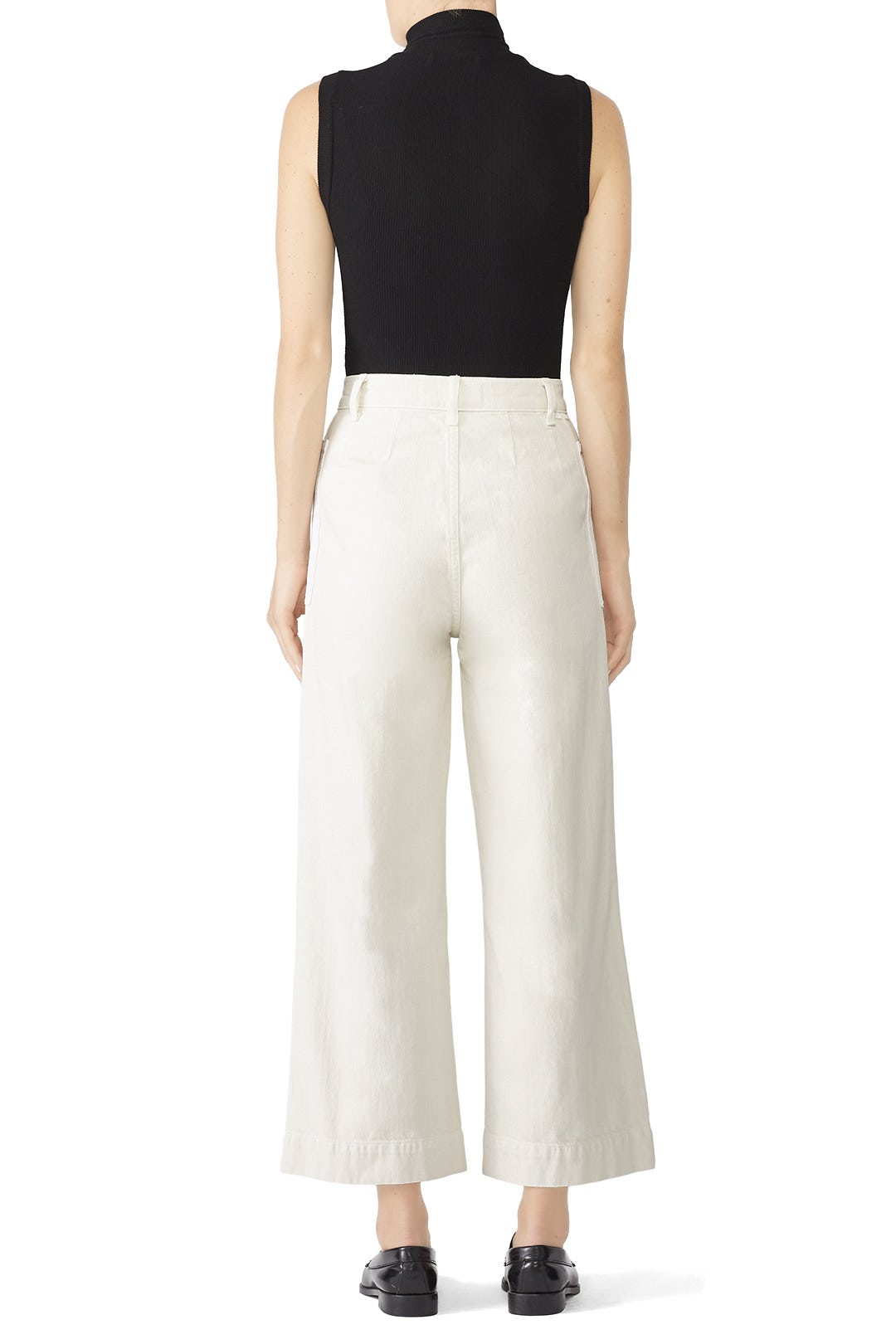 White Denim Culottes by Proenza Schouler White Label 1