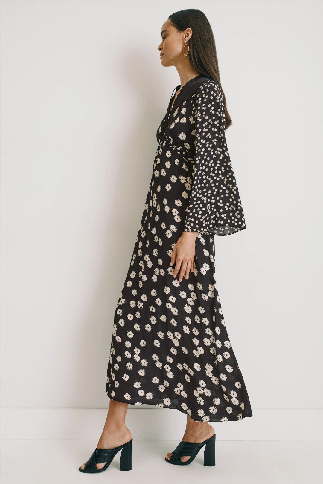Anela Tie Neck Dress by Rixo 1