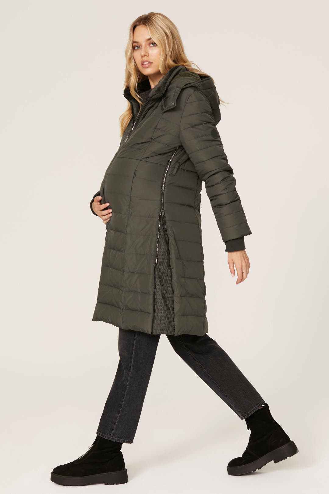 Lily Maternity Puffer Coat by Seraphine | Rent the Runway