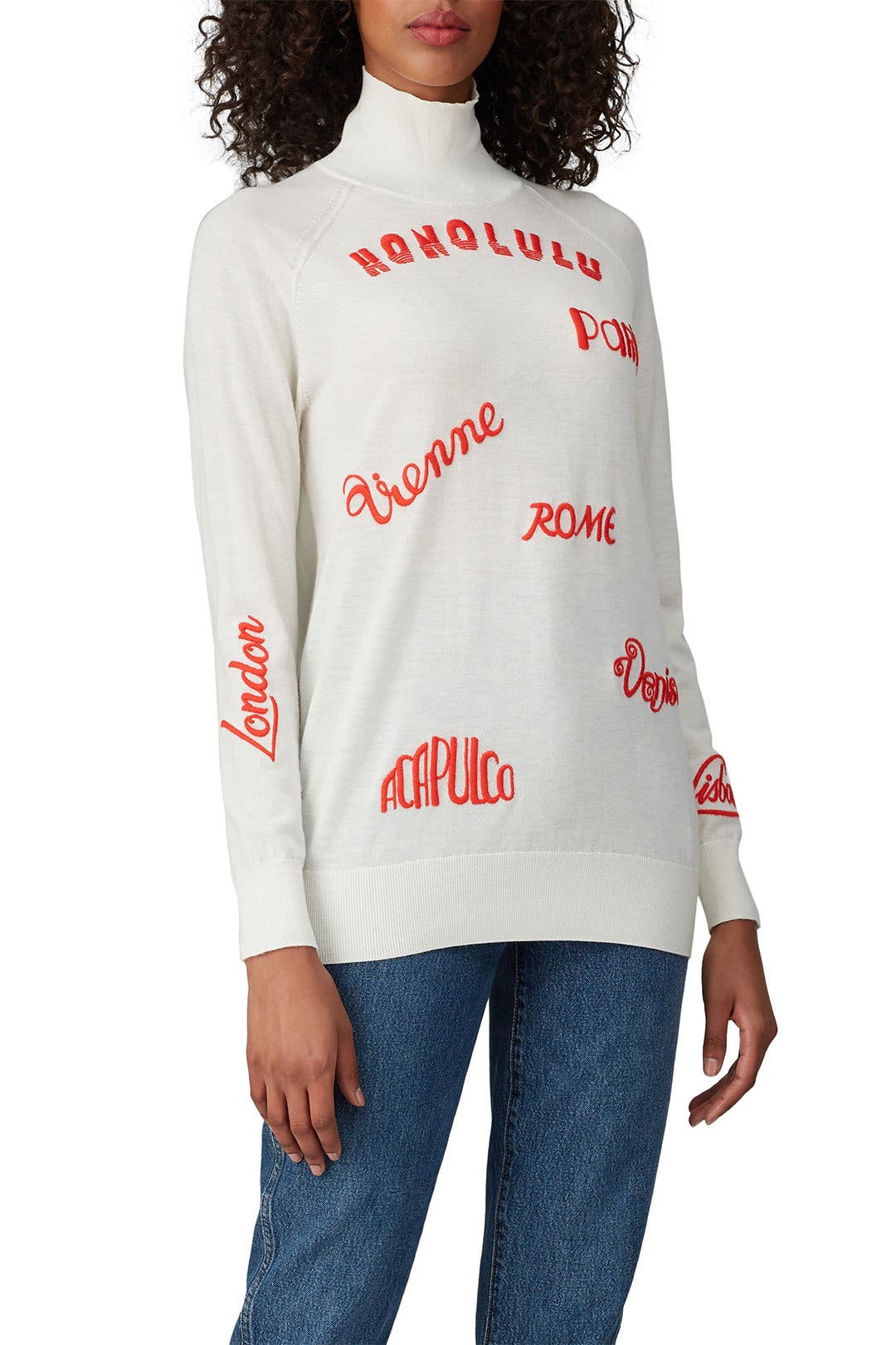 City Embroidered Sweater by Victoria Victoria Beckham | Rent
