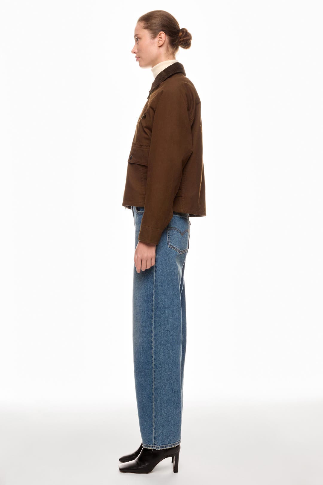ジャケット・アウター cutoff tailored jacket Louren The-Library-Carol-Christian-