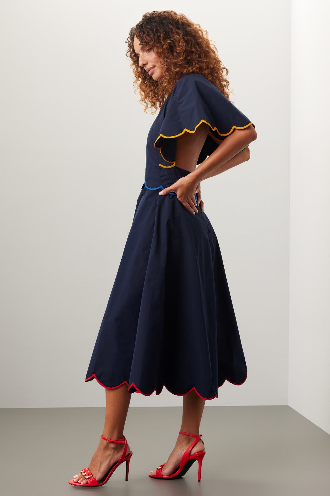 Navy Buttercup Dress by Rosie Assoulin | Rent the Runway
