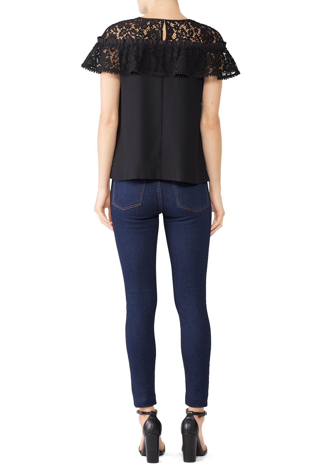 Collection Ruffle Lace Top by Draper James 1