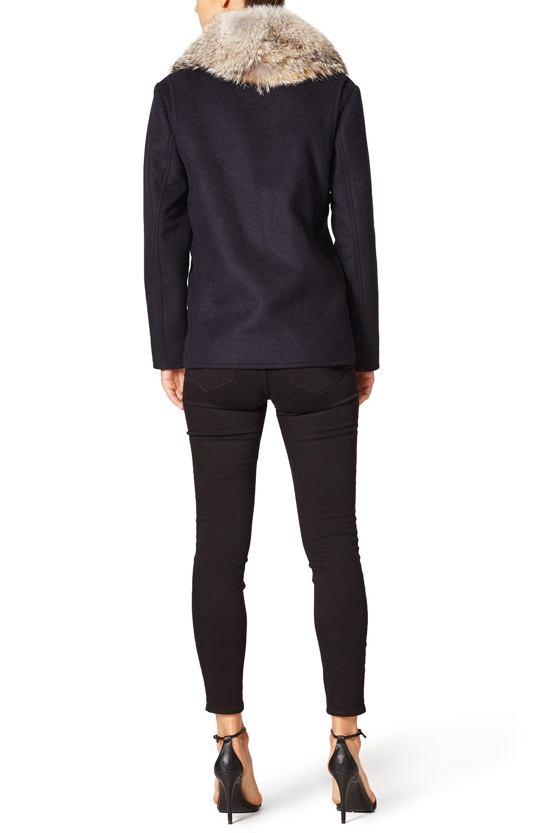 Navy Moto Jacket by Derek Lam 10 Crosby 2