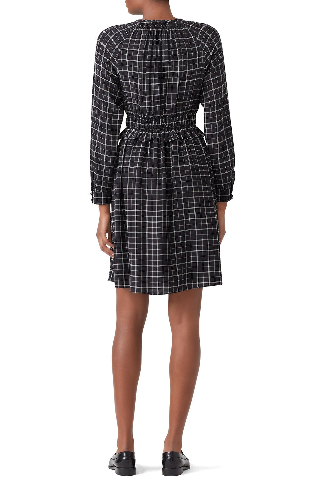 Long Sleeve Plaid Dress by Rebecca Taylor NYC 1