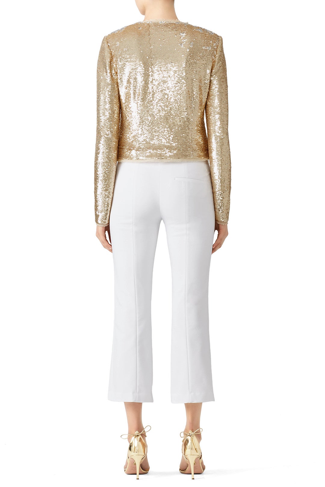 Sequined Gold Jacket by Rachel Zoe 1