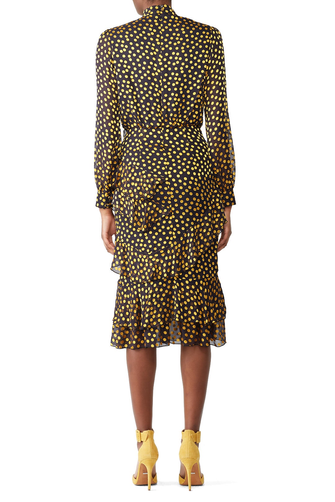 Printed Isa Ruffle Dress by SALONI 2