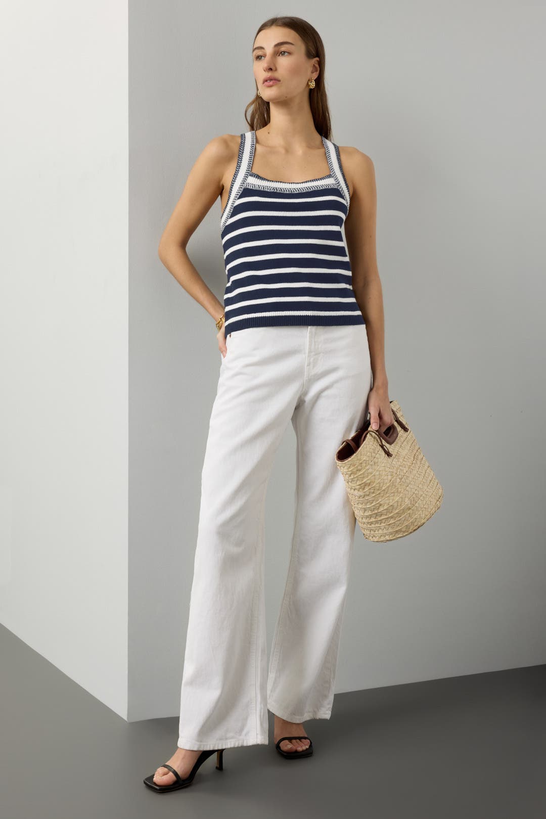 splendid multi stripe tank