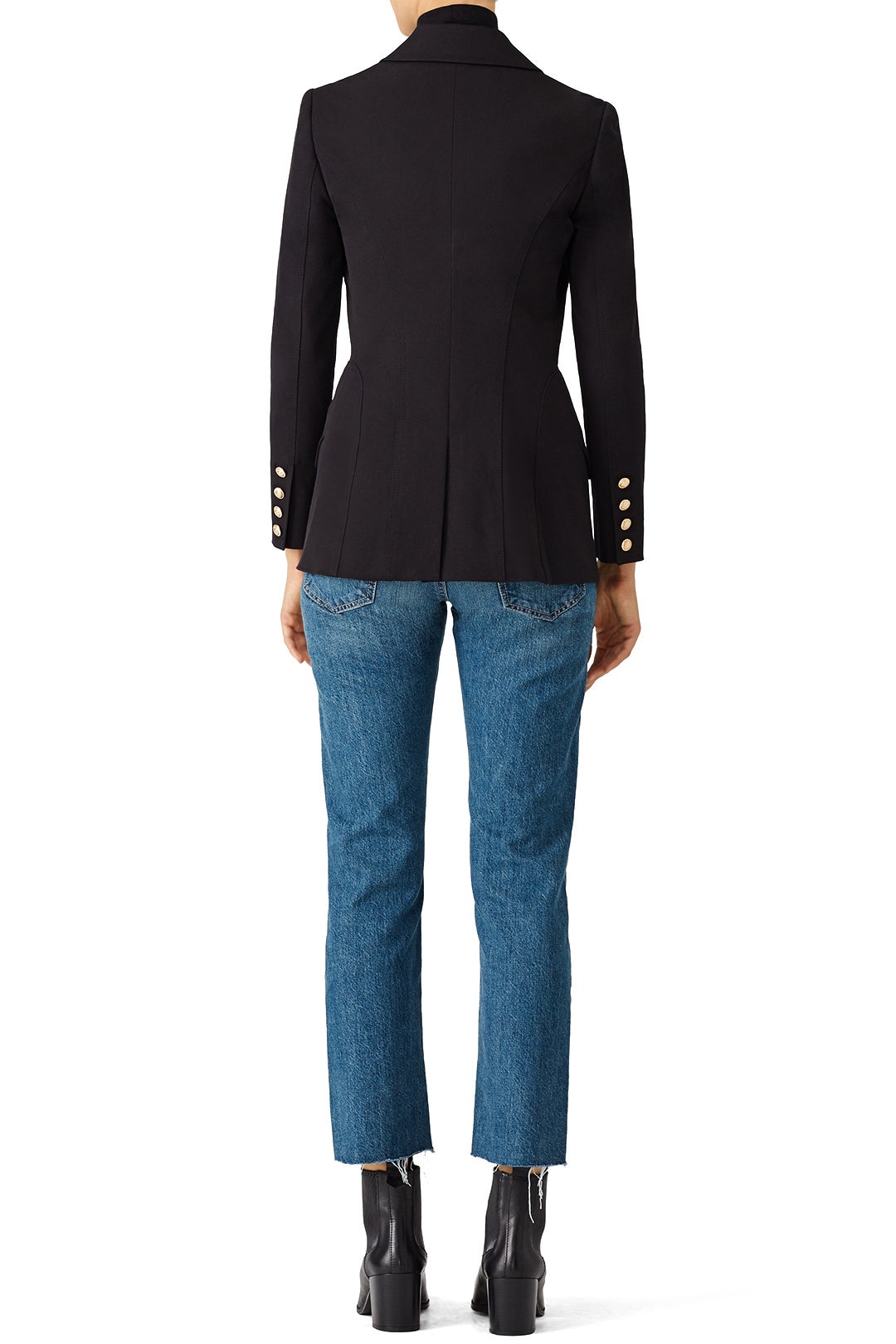 Black Breasted Blazer by Derek Lam 10 Crosby 1