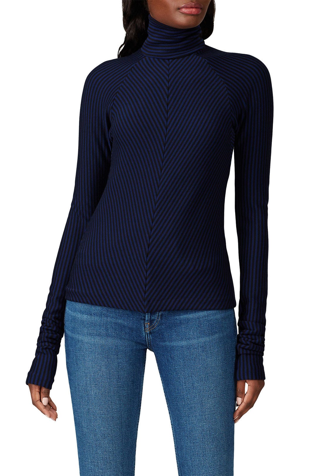 Chevron Striped Turtleneck by Haider Ackermann 1