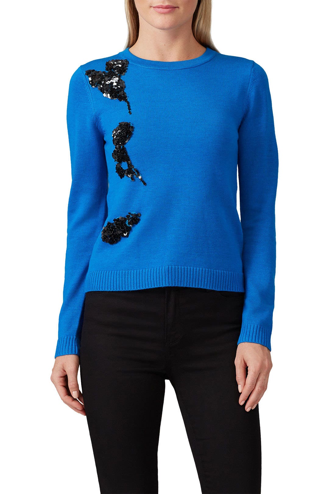 Cerulean Applique Sweater by Prabal Gurung x RTR 1