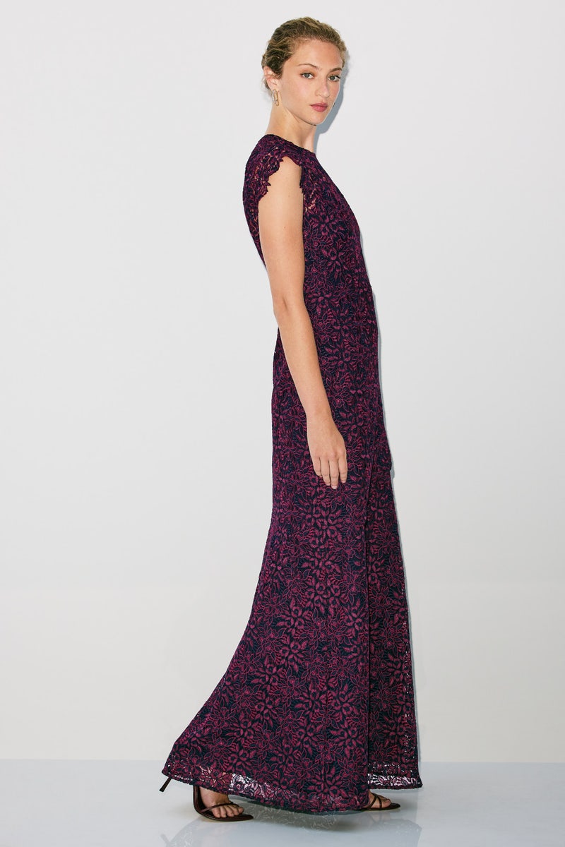 Maroon Raven Dress by Shoshanna - Photo 1