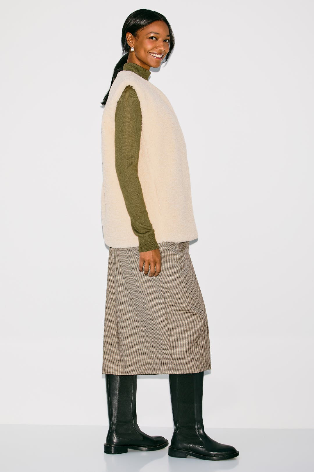 Dove Faux Shearling Vest by Sandy Liang | Rent the Runway