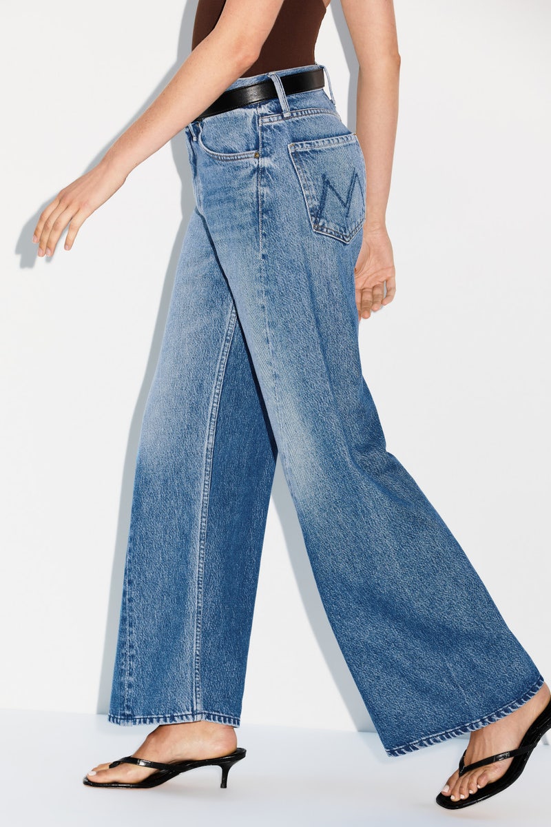 Lemon Twist Wide Leg Jeans by MOTHER - Photo 1