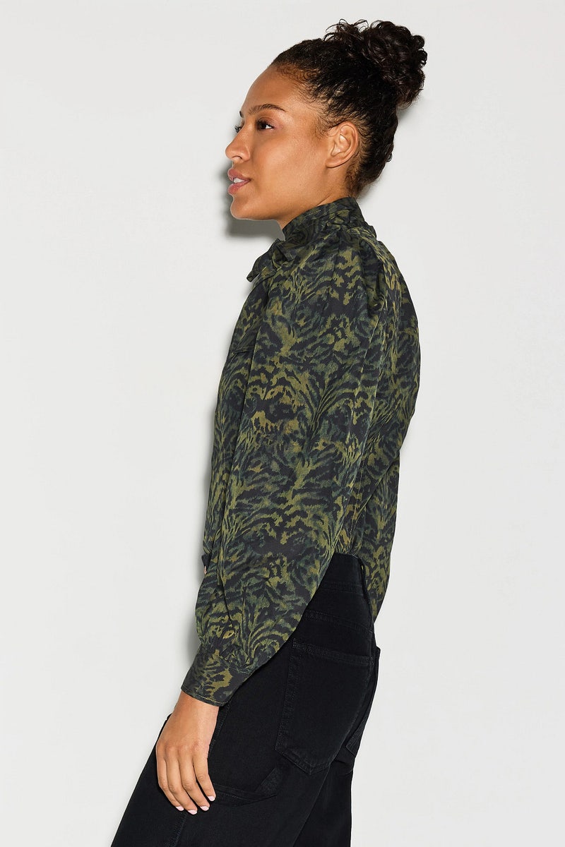 Giorgia Silk Neck Tie Blouse by Ulla Johnson - Photo 1