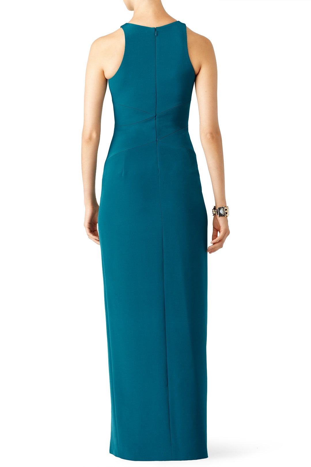 Teal Ambrosia Gown by GABRIELA CADENA 1