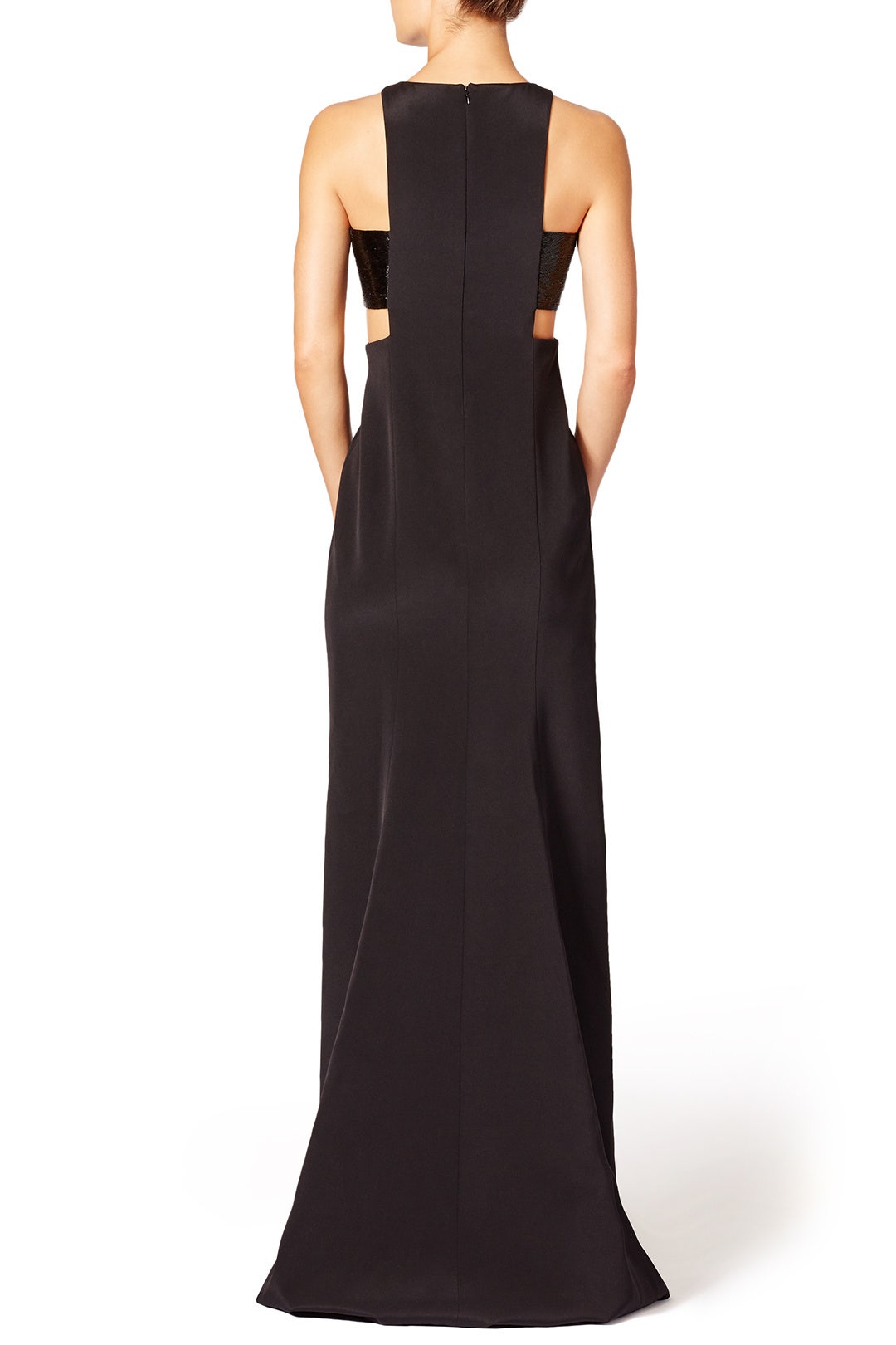 Onyx Liquid Bugle Gown by KAUFMANFRANCO 2