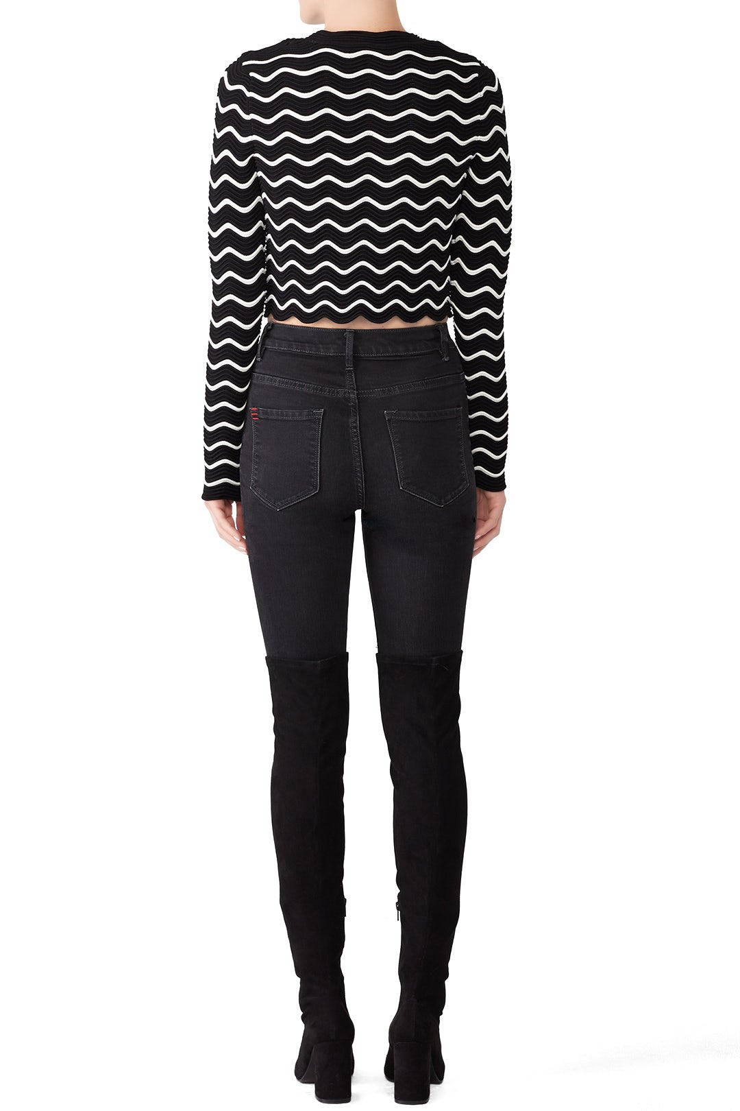 Textured Wave Pullover by Milly 2