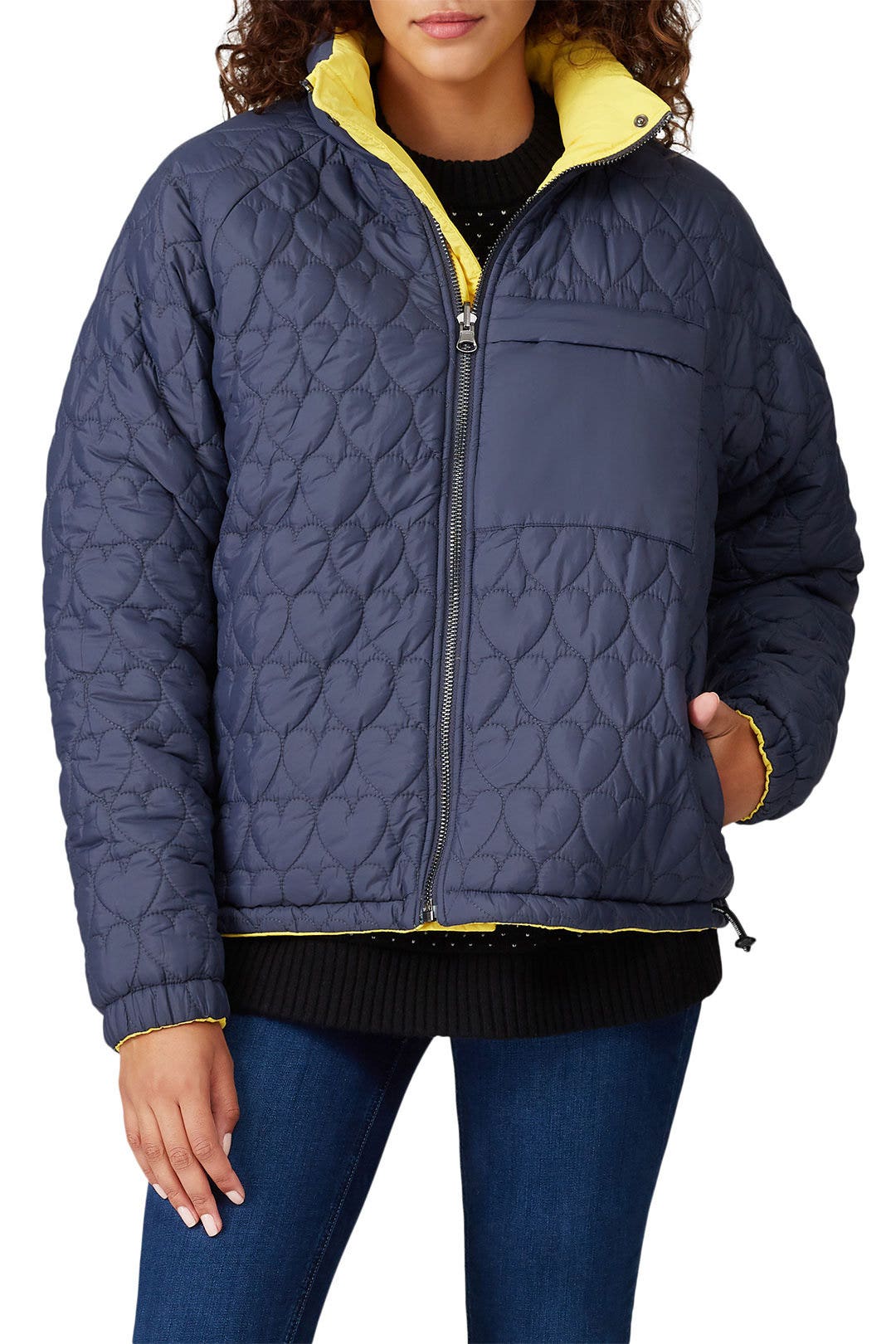 Heart Quilted Puffer Coat by Opening Ceremony 1