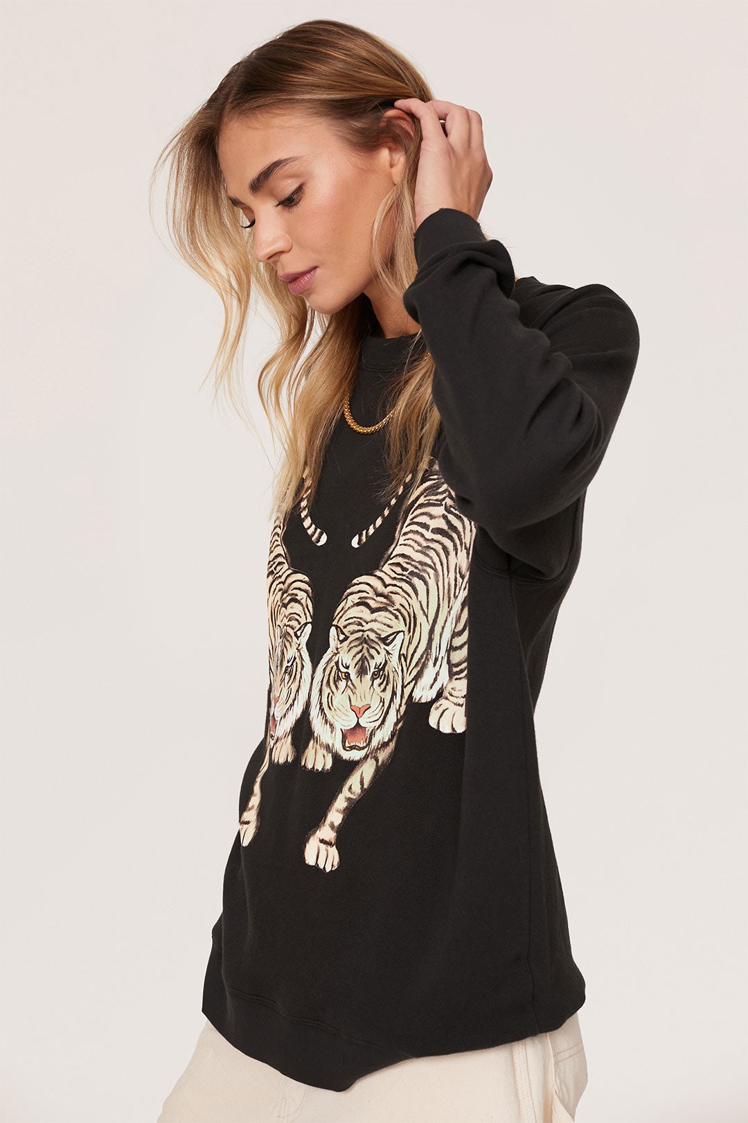 Dancing Tiger Sweatshirt by Show Me Your Mumu 1