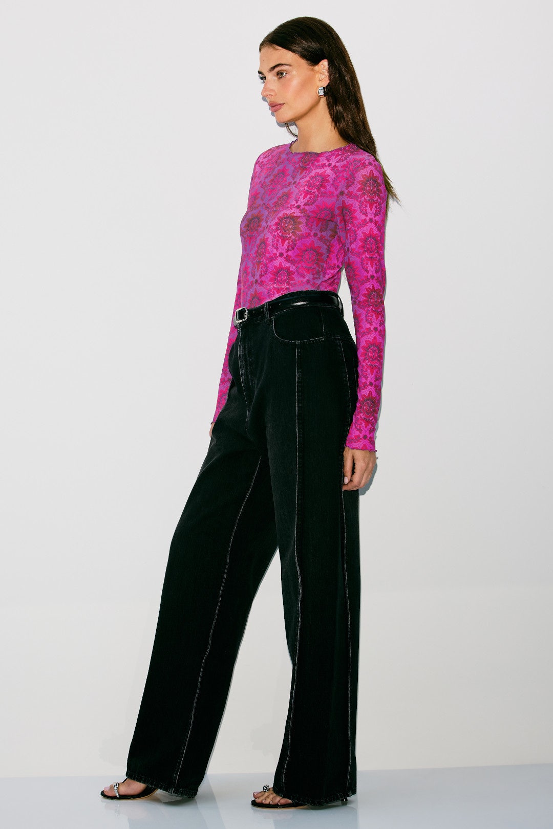 Damask Mesh Top by Terez 1