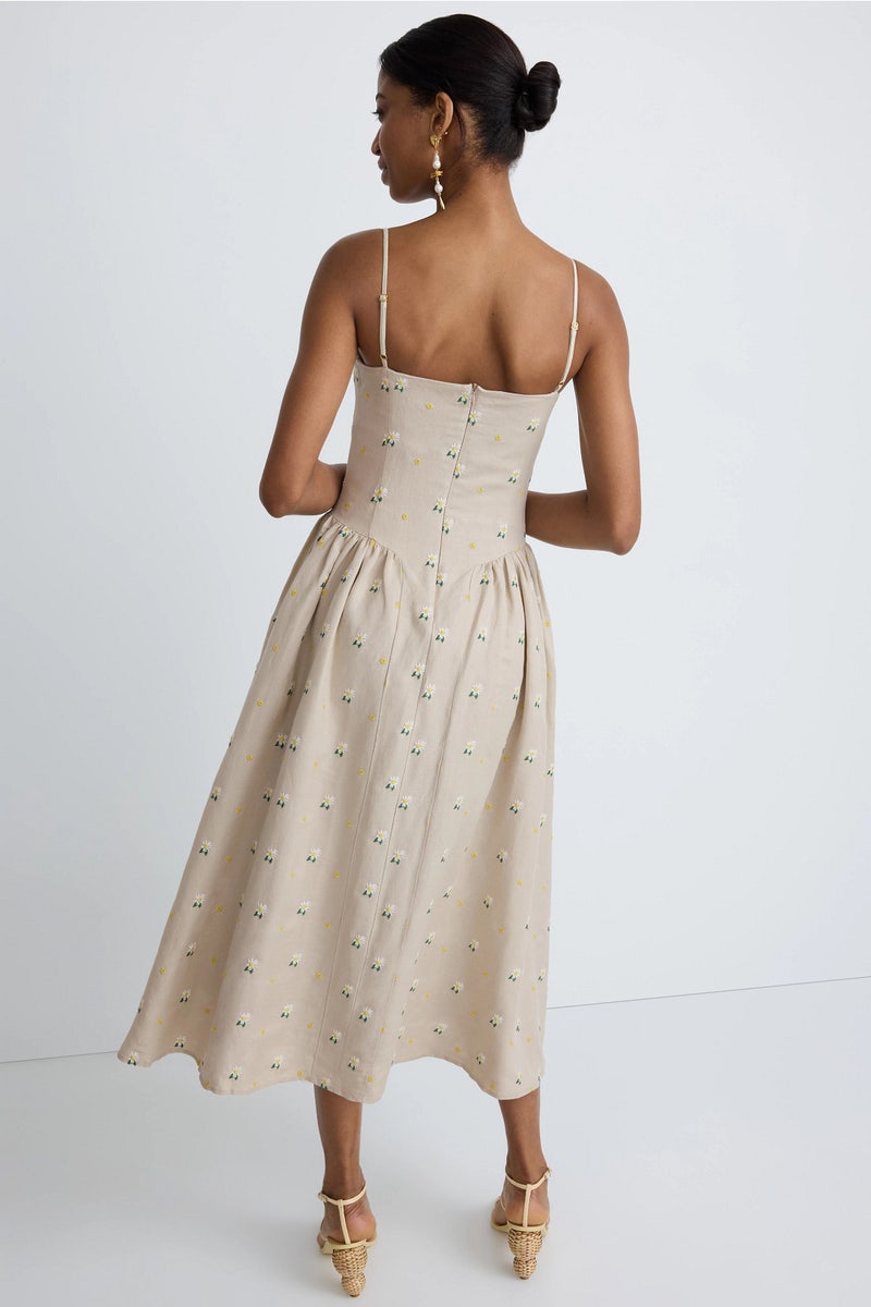 Monette Linen Dress by Reformation | Rent the Runway Monette Linen Dress by Reformation | Rent the Runway