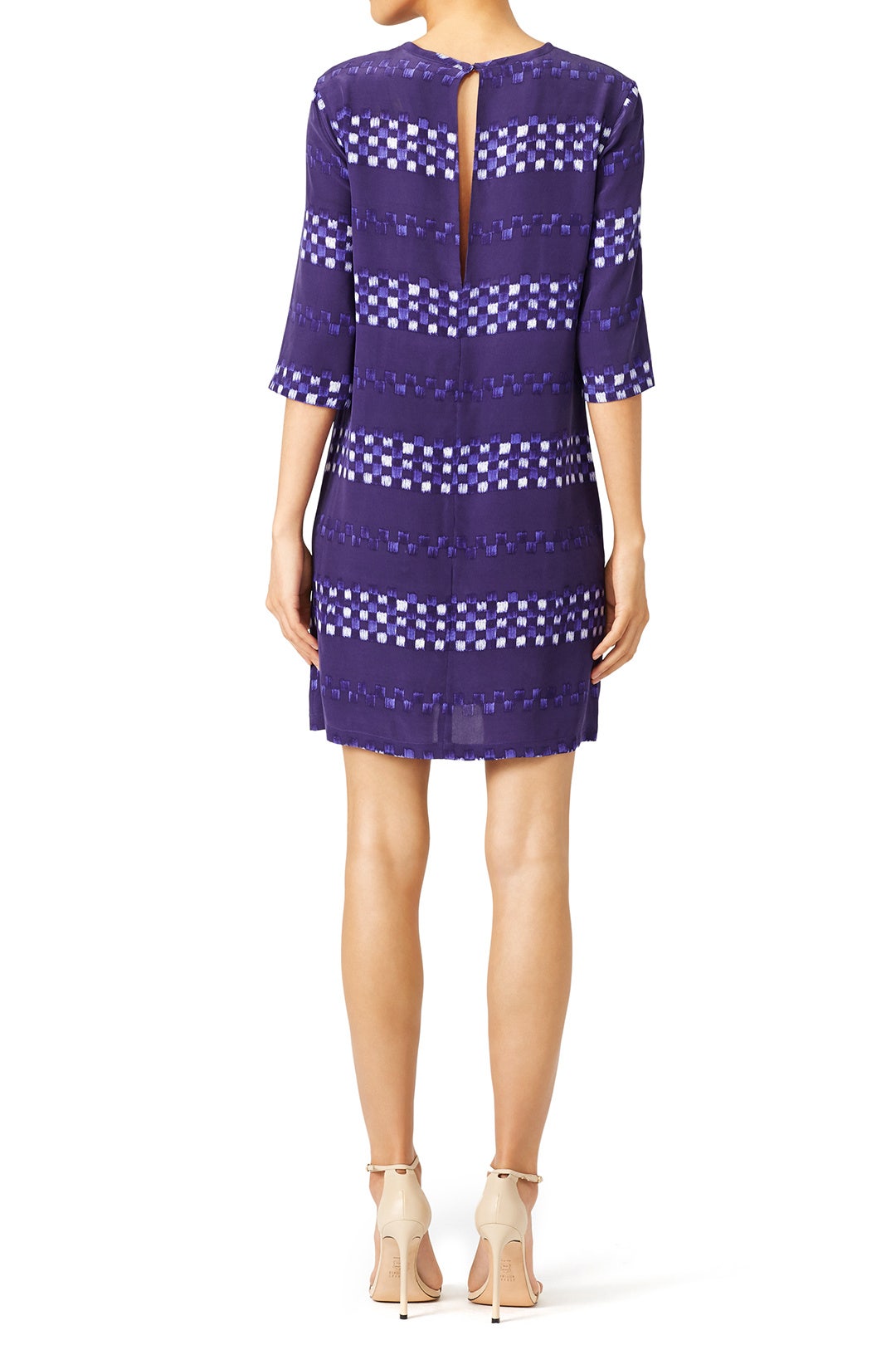 aubrey silk dress Aubrey Silk Faille Midi Dress