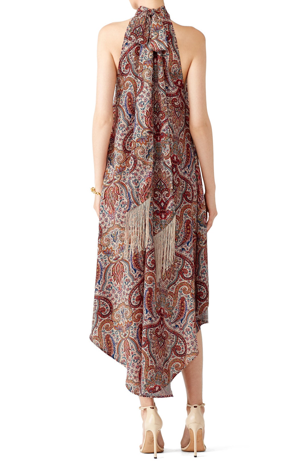 Red Paisley Cyrus Dress by FINDERS KEEPERS 1