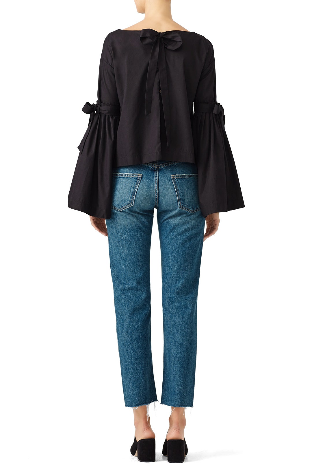 Bell Sleeve Tie Top by Free People 1