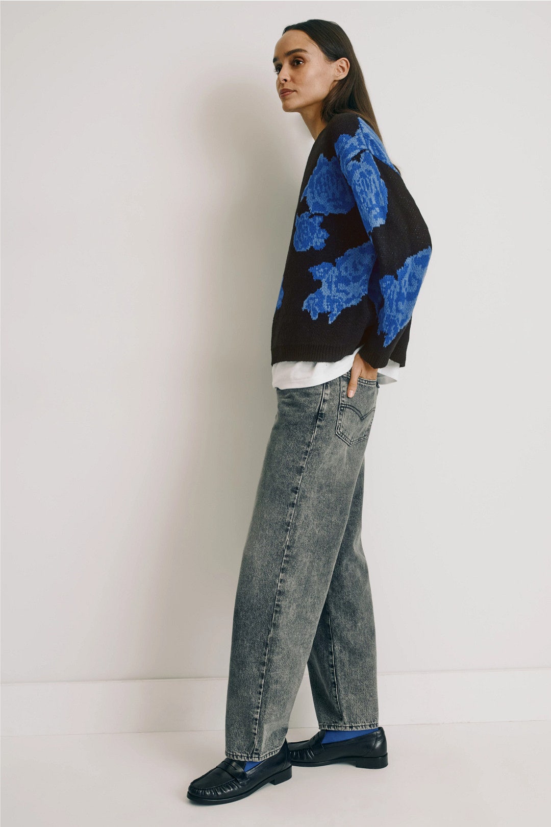 Blue Roses Pullover by Layered with Love 1