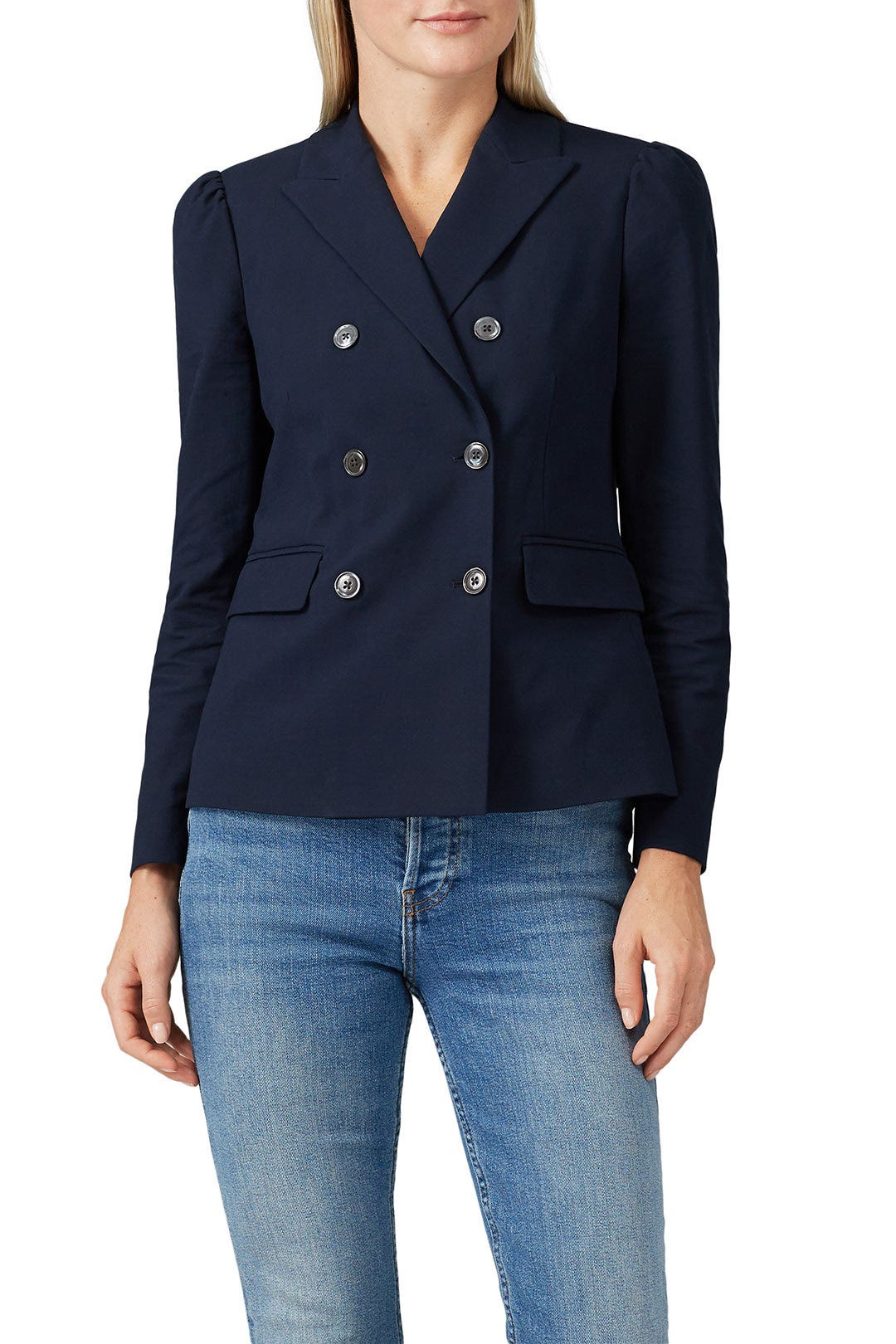 Navy Double Breasted Jacket by Rebecca Taylor NYC 2