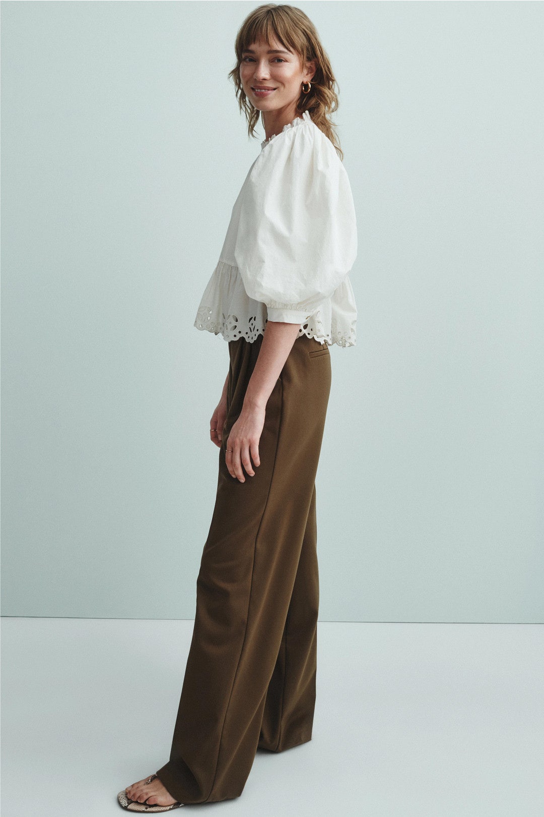 Eyelet Puff Sleeve Top by Sea NY x RTR 2