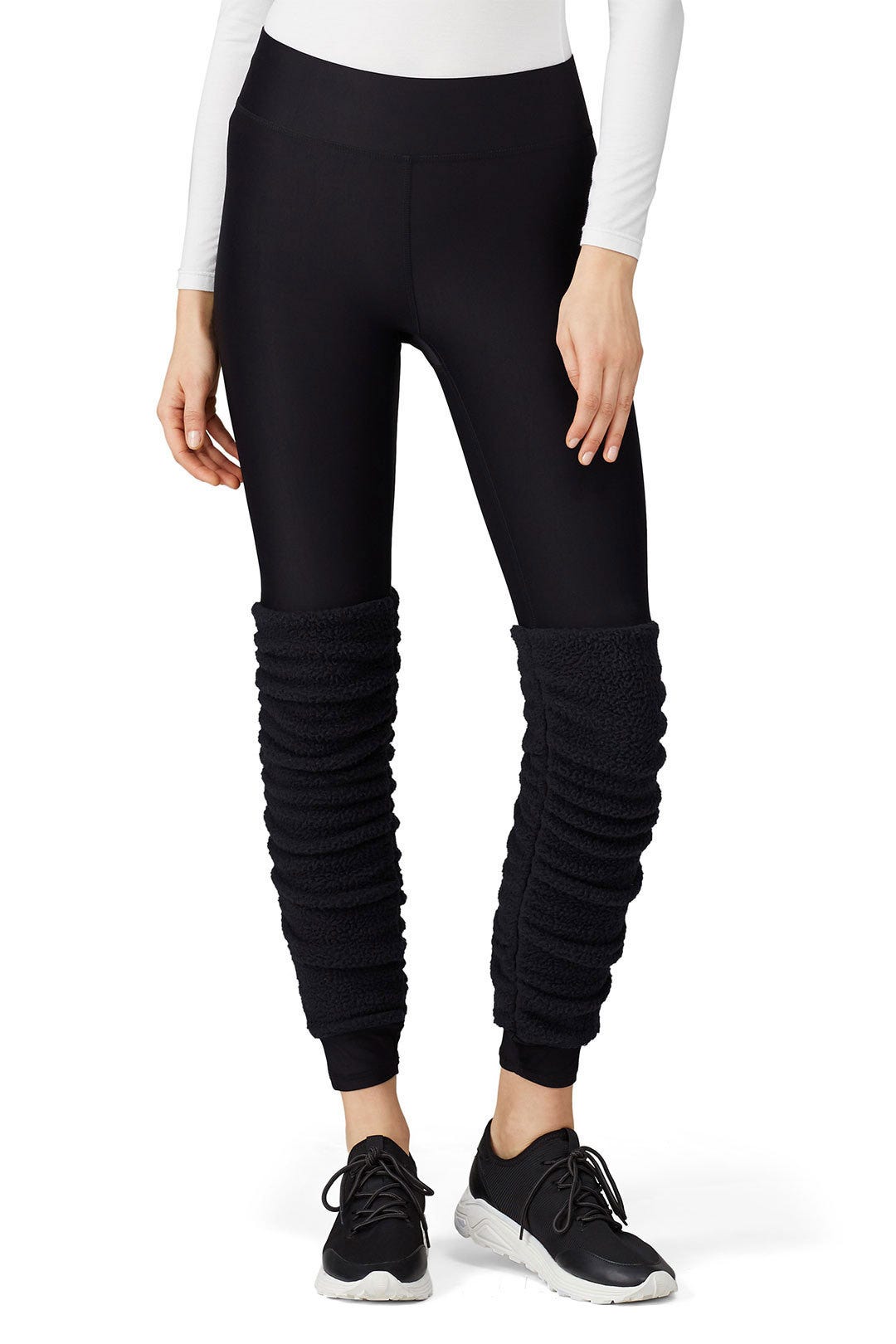 Black Legwarmer Leggings by Terez 1